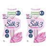 Schick Silk 3 Sensitive Disposable Razors 4 Pack Bundle of 2