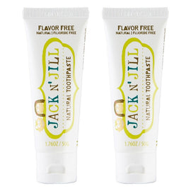 Jack N' Jill Natural Flavour & Fluoride Free Toothpaste 50g Pack of 2