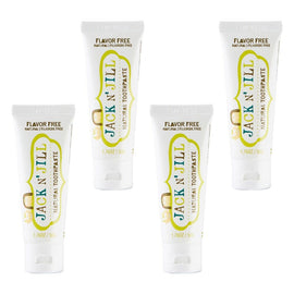 Jack N' Jill Natural Flavour & Fluoride Free Toothpaste 50g Pack of 4