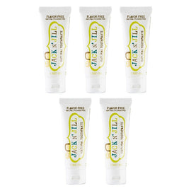Jack N' Jill Natural Flavour & Fluoride Free Toothpaste 50g Pack of 5
