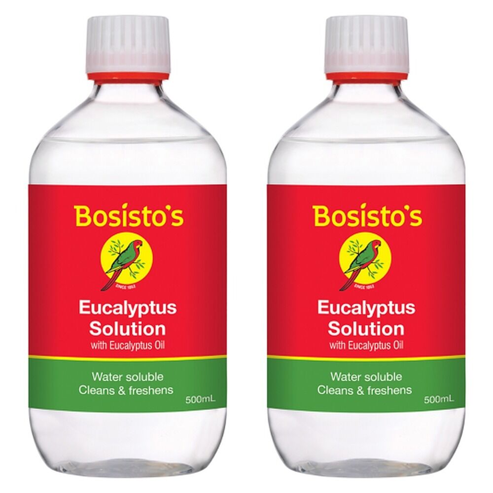 Bosisto's Eucalyptus Solution 500mL Pack of 2