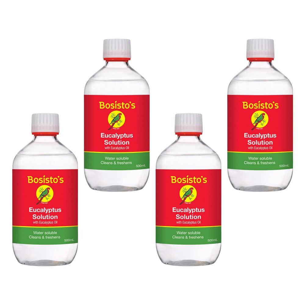 Bosisto's Eucalyptus Solution 500mL Pack of 4