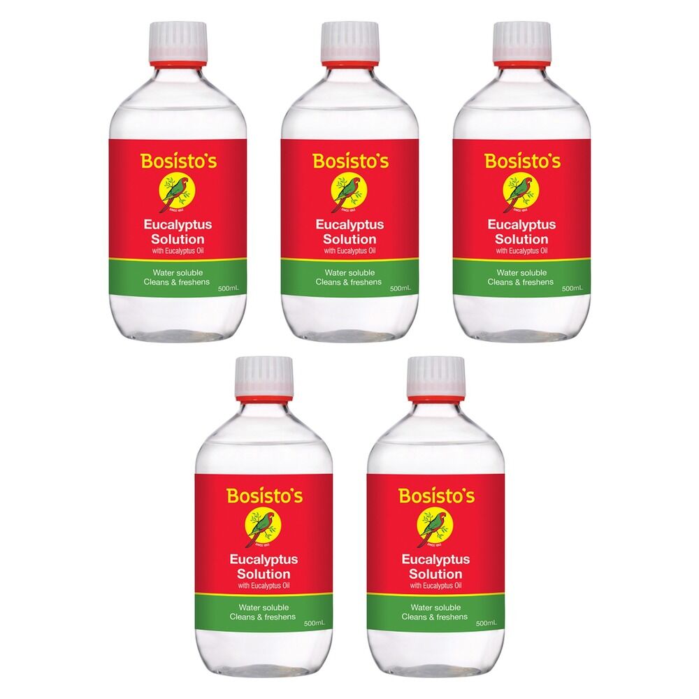 Bosisto's Eucalyptus Solution 500mL Pack of 5