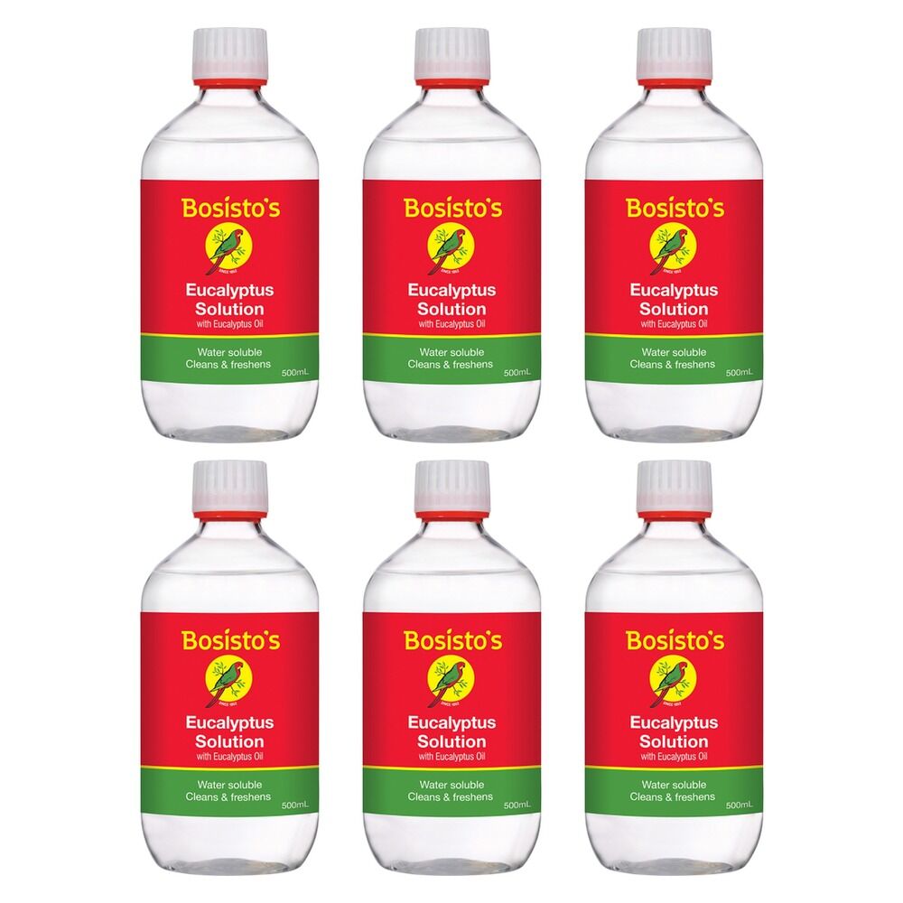 Bosisto's Eucalyptus Solution 500mL Pack of 6