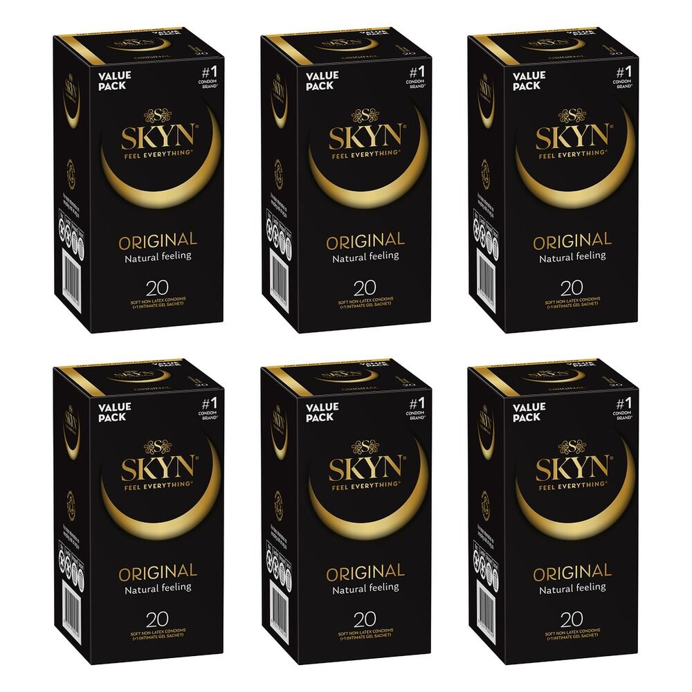 Skyn Original Condoms 20 Pack Bundle of 6