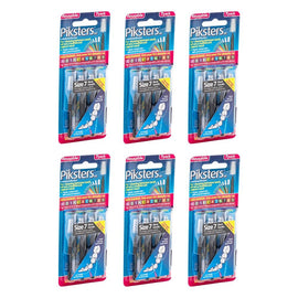 Piksters Interdental Brushes Black Size 7 7 Pack Bundle of 6