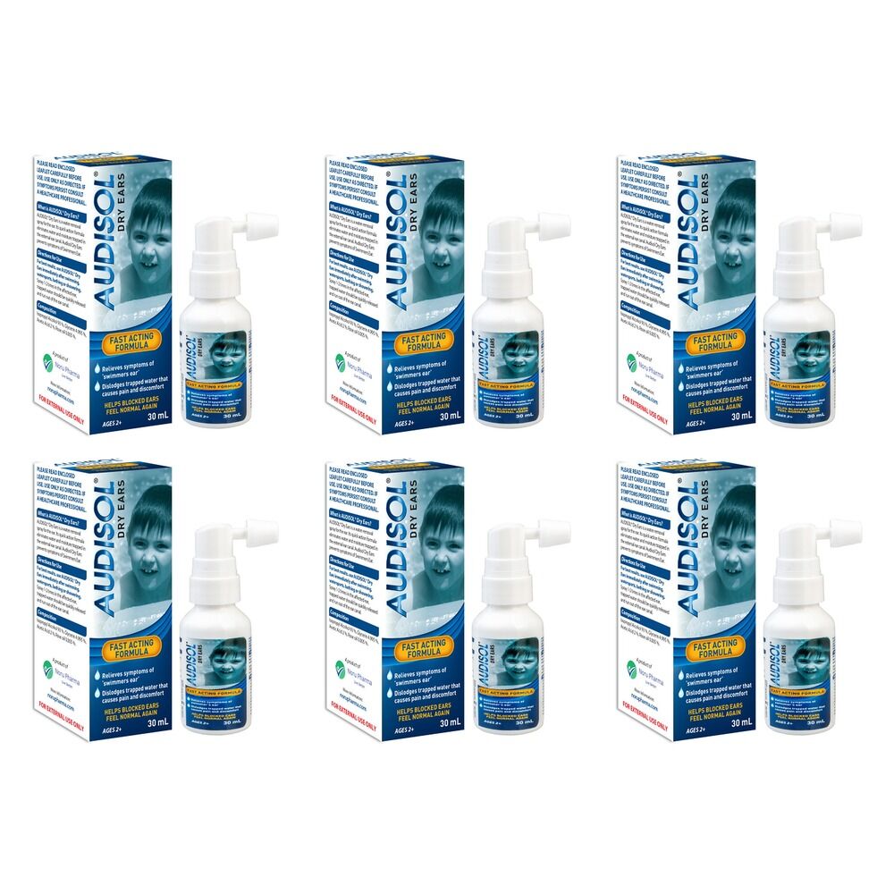 Audisol Dry Ears 30mL Pack of 6