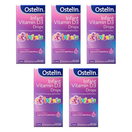 Ostelin Infant Vitamin D3 Drops 2.4mL Pack of 5