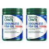 Nature's Own Odourless Fish Oil 1000mg 200 Capsules Pack of 2