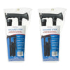 SurgiPack Aluminium Folding Walking Stick Black Pack of 2