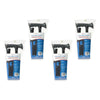 SurgiPack Aluminium Folding Walking Stick Black Pack of 4