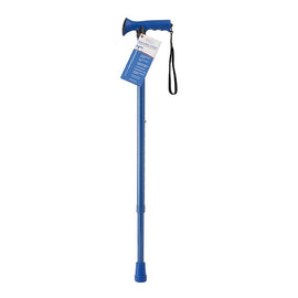 SurgiPack Aluminium Adjustable Walking Stick Blue