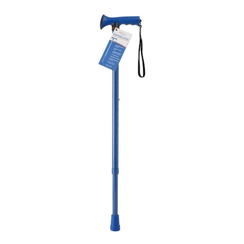 SurgiPack Aluminium Adjustable Walking Stick Blue