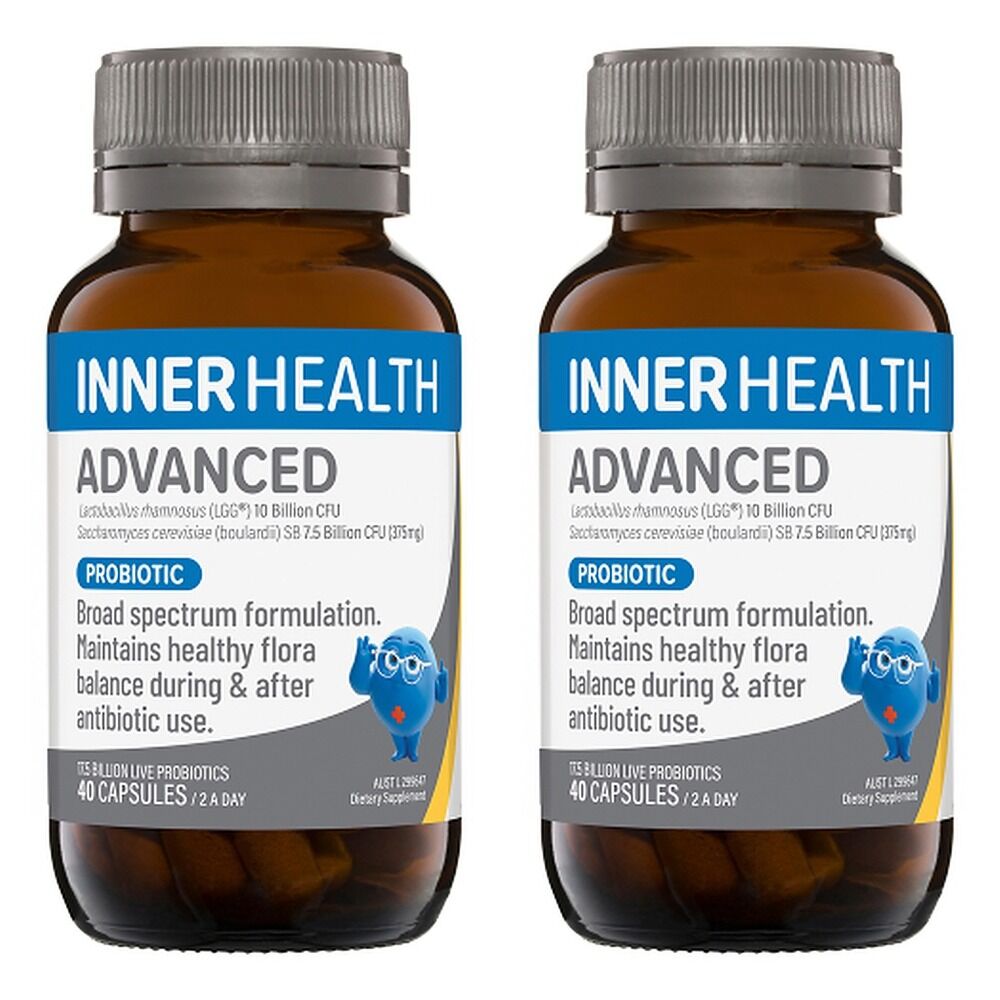 Inner Health Advanced Probiotic 40 Capsules Pack of 2