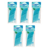 TEPE Interdental Brush Angle Blue Pack (ISO 3) 6 Pack Bundle of 5