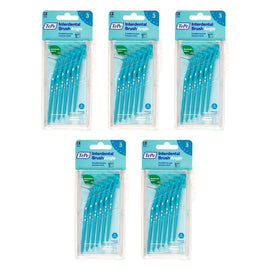 TEPE Interdental Brush Angle Blue Pack (ISO 3) 6 Pack Bundle of 5
