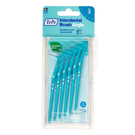 TEPE Interdental Brush Angle Blue Pack (ISO 3) 6 Pack