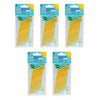 TEPE Interdental Brush Angle Yellow Pack (ISO 4) 6 Pack Bundle of 5