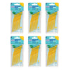 TEPE Interdental Brush Angle Yellow Pack (ISO 4) 6 Pack Bundle of 6