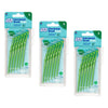 TEPE Interdental Brush Angle Green Pack (ISO 5) 6 Pack Bundle of 3