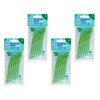 TEPE Interdental Brush Angle Green Pack (ISO 5) 6 Pack Bundle of 4