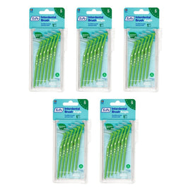 TEPE Interdental Brush Angle Green Pack (ISO 5) 6 Pack Bundle of 5