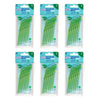 TEPE Interdental Brush Angle Green Pack (ISO 5) 6 Pack Bundle of 6