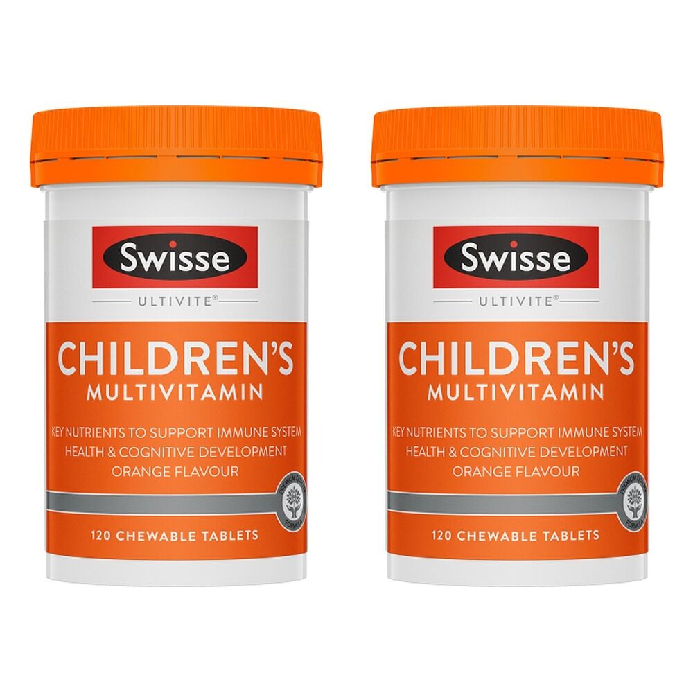 Swisse Ultivite Children's Multivitamin 120 Tablets Pack of 2