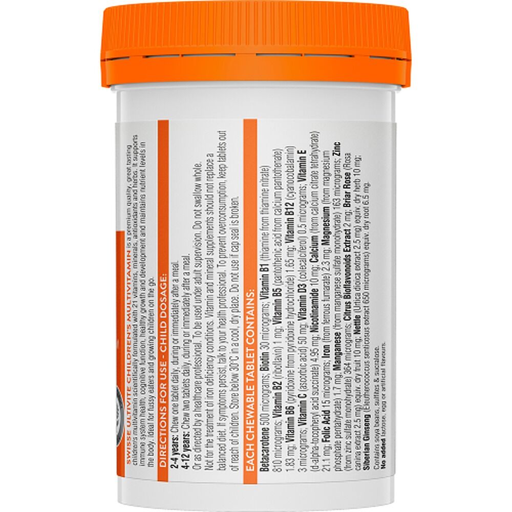 Swisse Ultivite Children's Multivitamin 120 Tablets