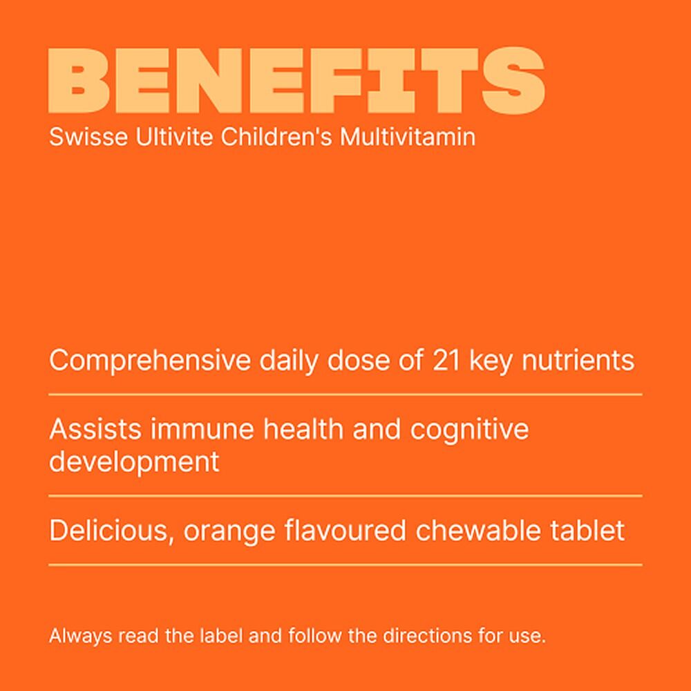 Swisse Ultivite Children's Multivitamin 120 Tablets