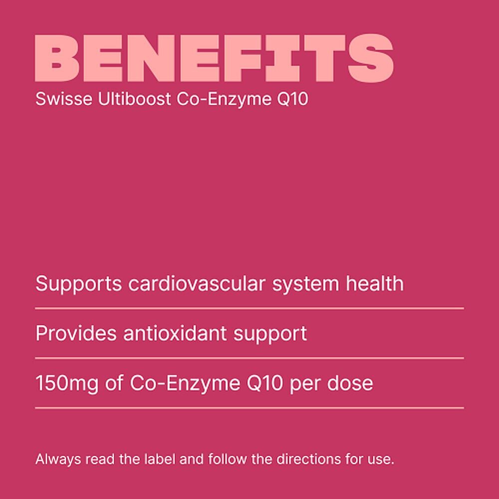 Swisse Ultiboost Co-Enzyme Q10 50 Capsules
