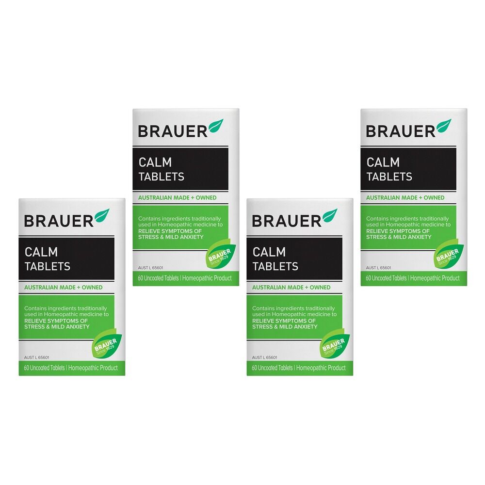 Brauer Calm 60 Tablets Pack of 4