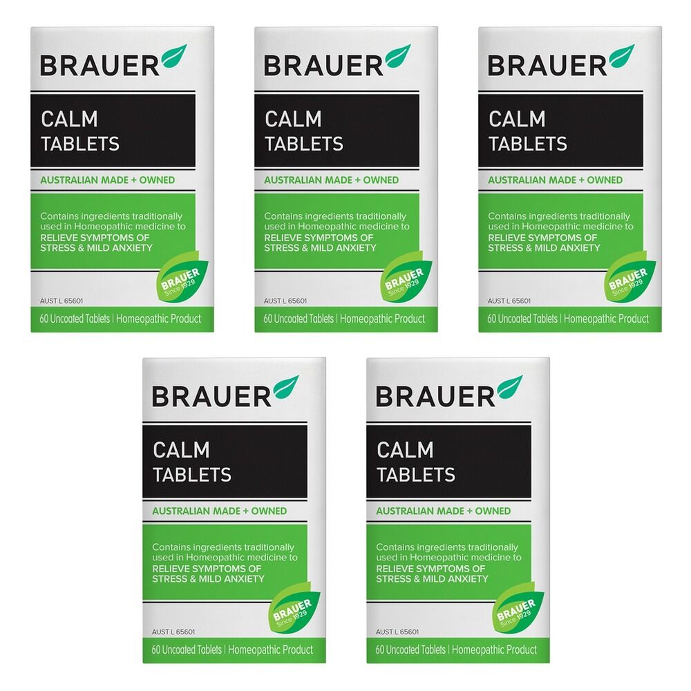 Brauer Calm 60 Tablets Pack of 5