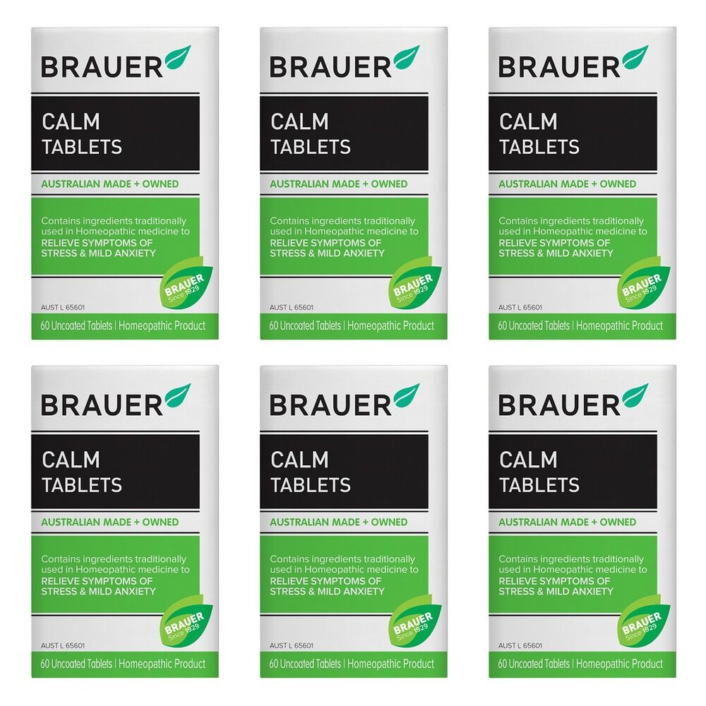 Brauer Calm 60 Tablets Pack of 6