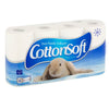Cotton Soft White 2 Ply 8 Pack x 6