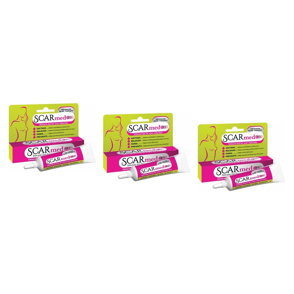 Scarmed Silicone Gel 15g Pack of 3