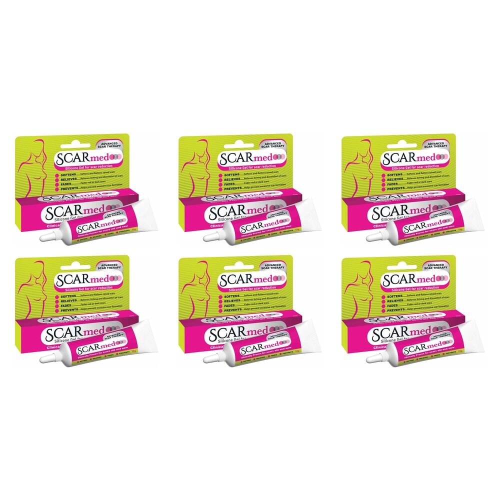 Scarmed Silicone Gel 15g Pack of 6