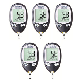 Abbott Freestyle Freedom Lite Blood Glucose Monitor Pack of 5
