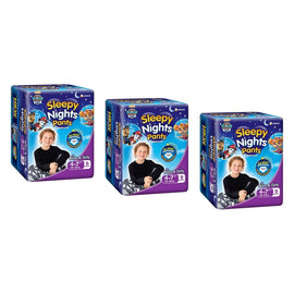 Baby Love SleepyNights Overnight Pants 4-7 Years (18-35kg) Bluey 9 Bundle of 3