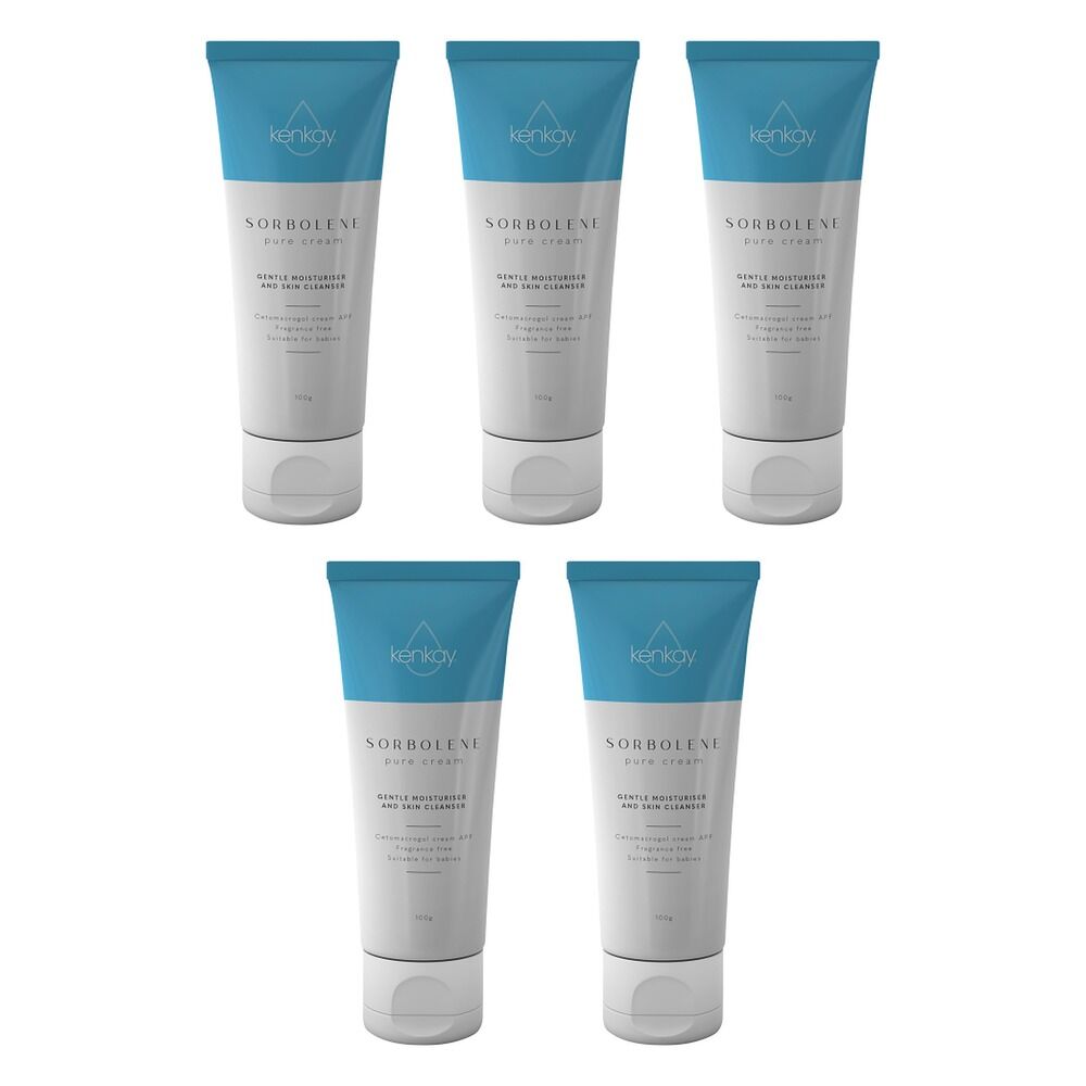 Kenkay Sorbolene Pure Moisturiser 100g Pack of 5