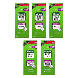 Ego Moov Head Lice Shampoo 500mL Pack of 5