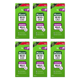 Ego Moov Head Lice Shampoo 500mL Pack of 6