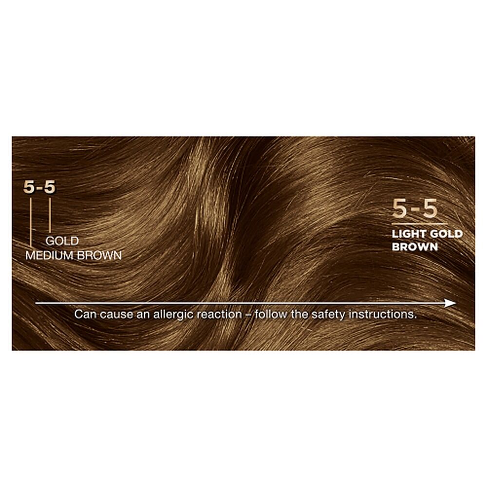 Napro Palette Permanent Hair Colour 5-5 Light Gold Brown x 3