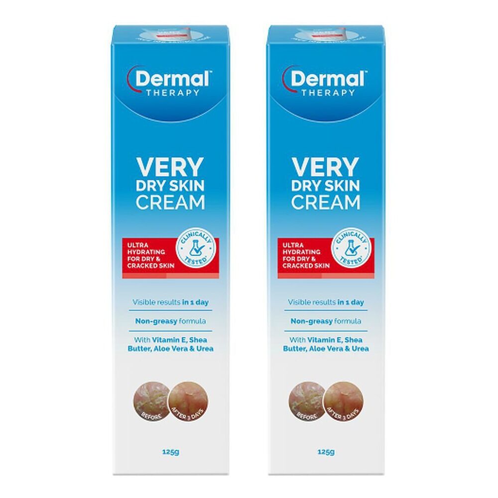 Dermal Therapy Very Dry Skin Cream 125g Pack of 2