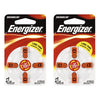 Energizer Hearing Aid Batteries AZ10 Turn & Lock 4 Pack Bundle of 2