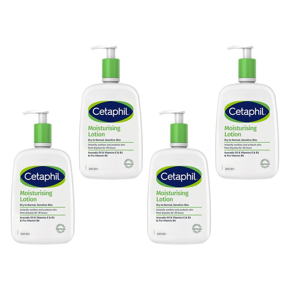 Cetaphil Moisturising Lotion 1L Pack of 4