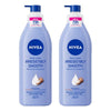 NIVEA Irresistibly Smooth Body Lotion, Long-Lasting Moisture, 400mL Pack of 2