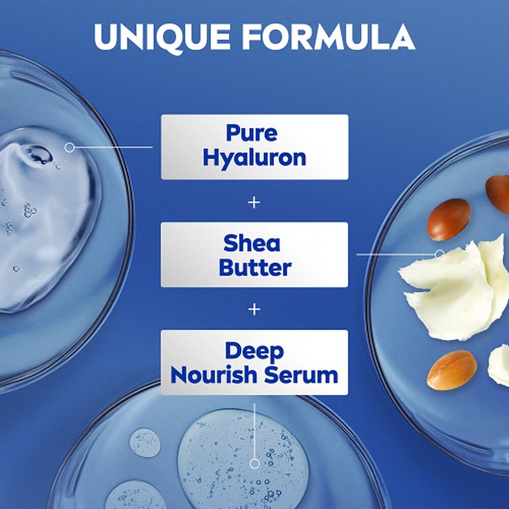 NIVEA Irresistibly Smooth Body Lotion, Long-Lasting Moisture, 400mL