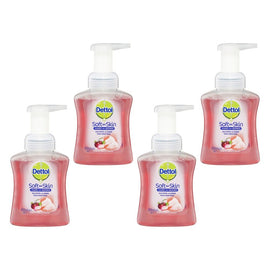 Dettol Foam Hand Wash Rose & Cherry in Bloom 250mL Pack of 4