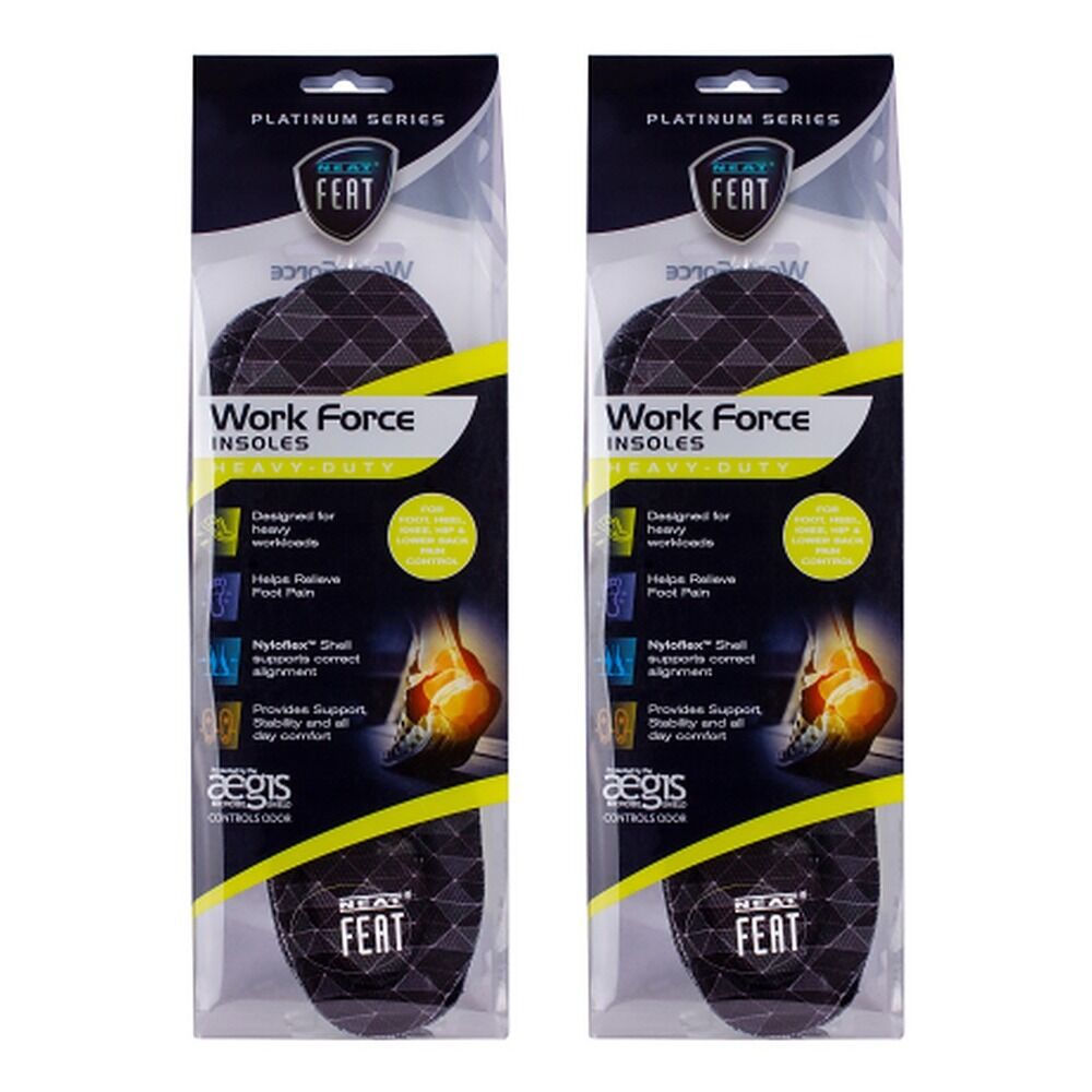 Neat Feat Work Force Insoles Small Pack of 2